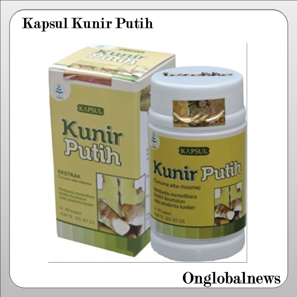 

Kapsul Ekstrak Kunir Putih Tazakka Membantu mengatasi Kanker