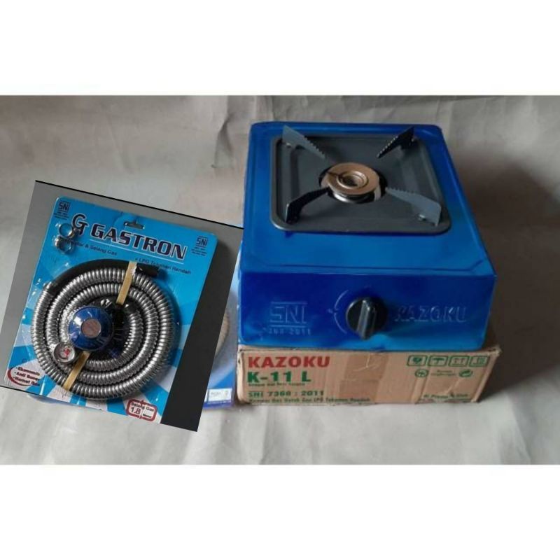 Kompor  1 TUNGKU Kazoku K- 11L , + Paket Selang gas Paket, Winn gas , Regulator