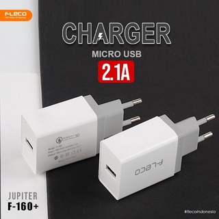 Charger FLECO F-160 ADAPTOR CAS KABEL MICRO Fast Charging QC 3.0A