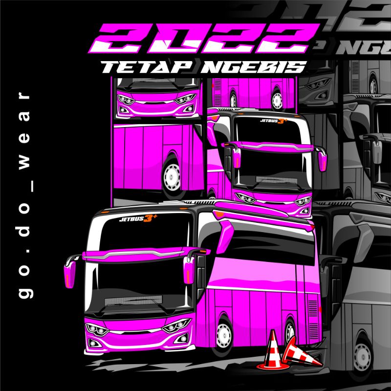 kaos "JB3 2022 tetap ngebis"