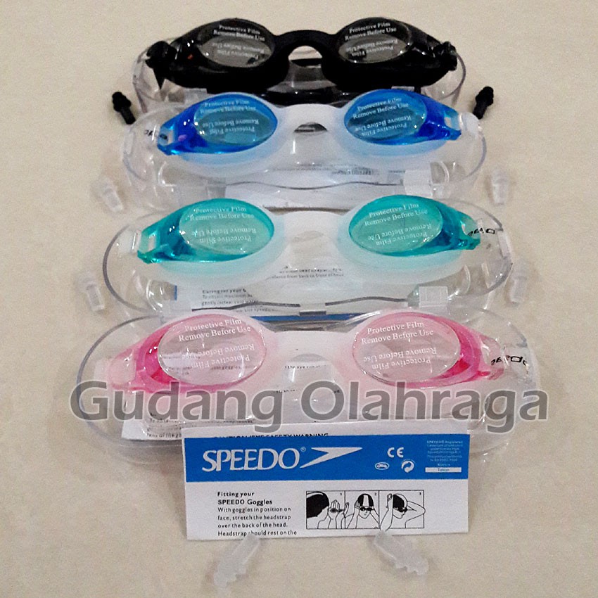  Kacamata Renang Speedo SF 988 Hard Case Kacamata 