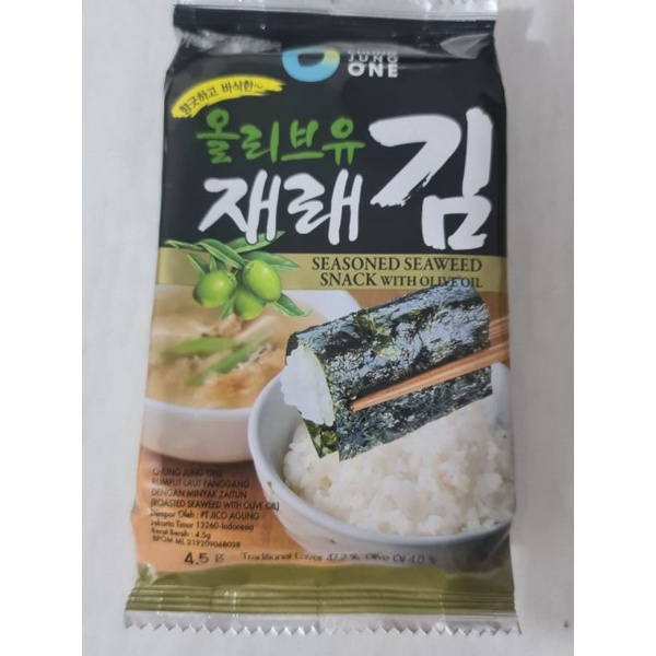 

rumput laut seasoned seaweed snack with oliveoil