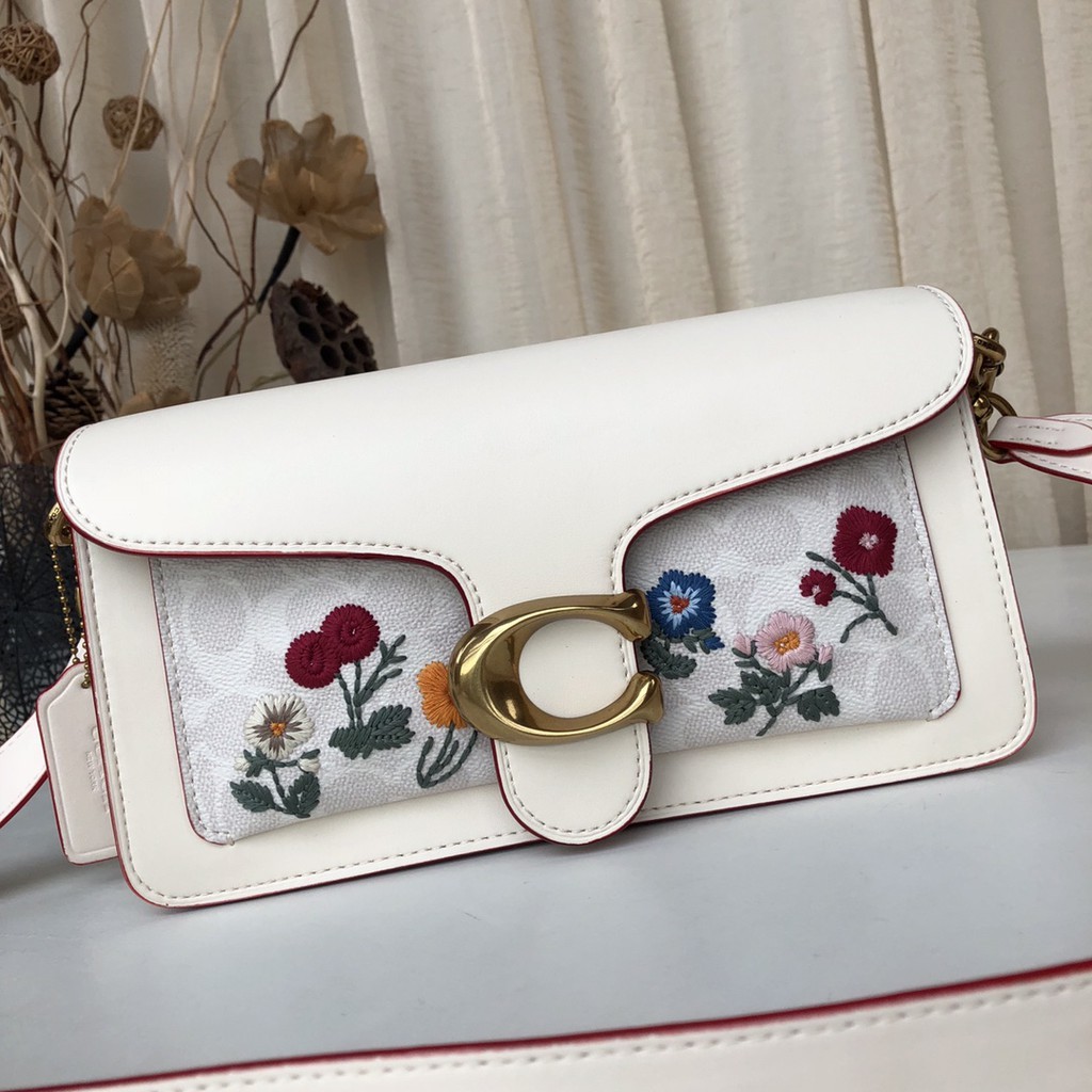 （grab）627 coach Embroidery craft women's shoulder bag cross-body bag handbag