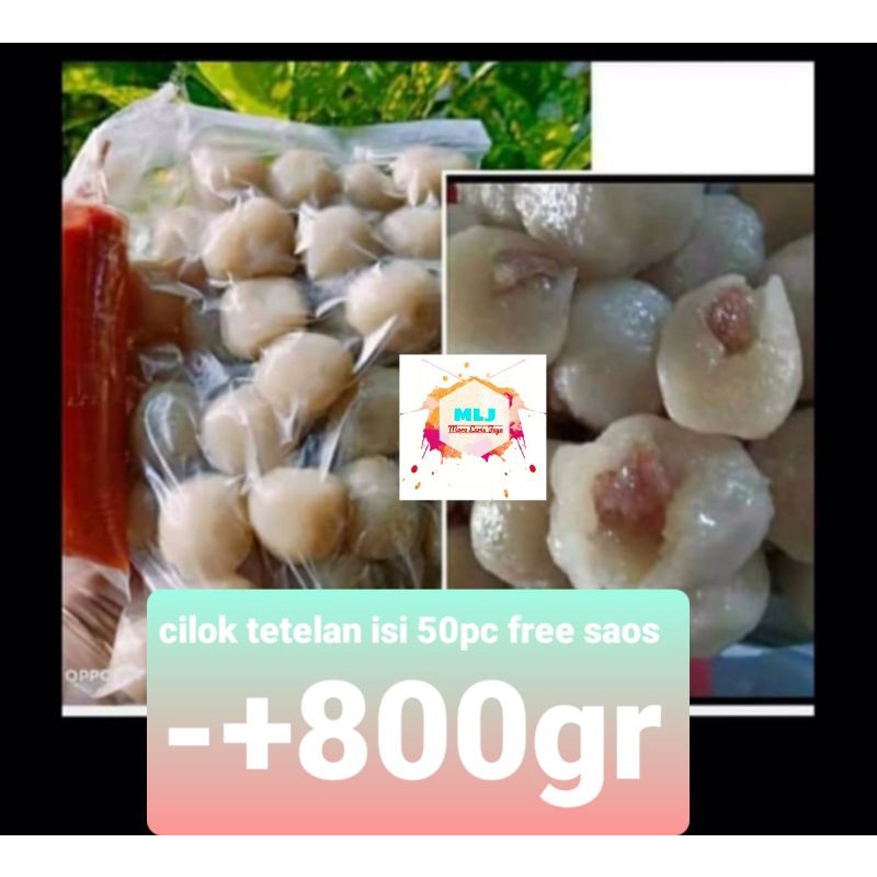 

READY STOK! CILOK TETELAN ISI 50PC FREE SAOS Frozen