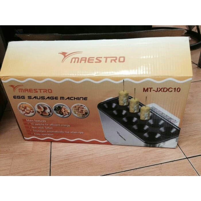 Kompor Panggang Sosis Telur Maestro MJX DC 10 Lobang