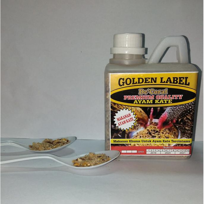 Makanan Ayam Kate Golden Label | Makanan Ayam Kate