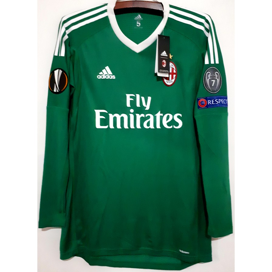 ori Jersey AC Milan Goalkeeper original adizero BNWT terpecaya