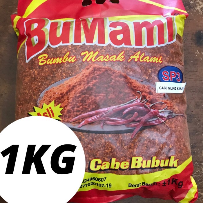 

Marhies- Bubuk Cabe Instant / Bumbu Pedas / Bumbu Restoran Pedas Bumami 1 Kg - Halus