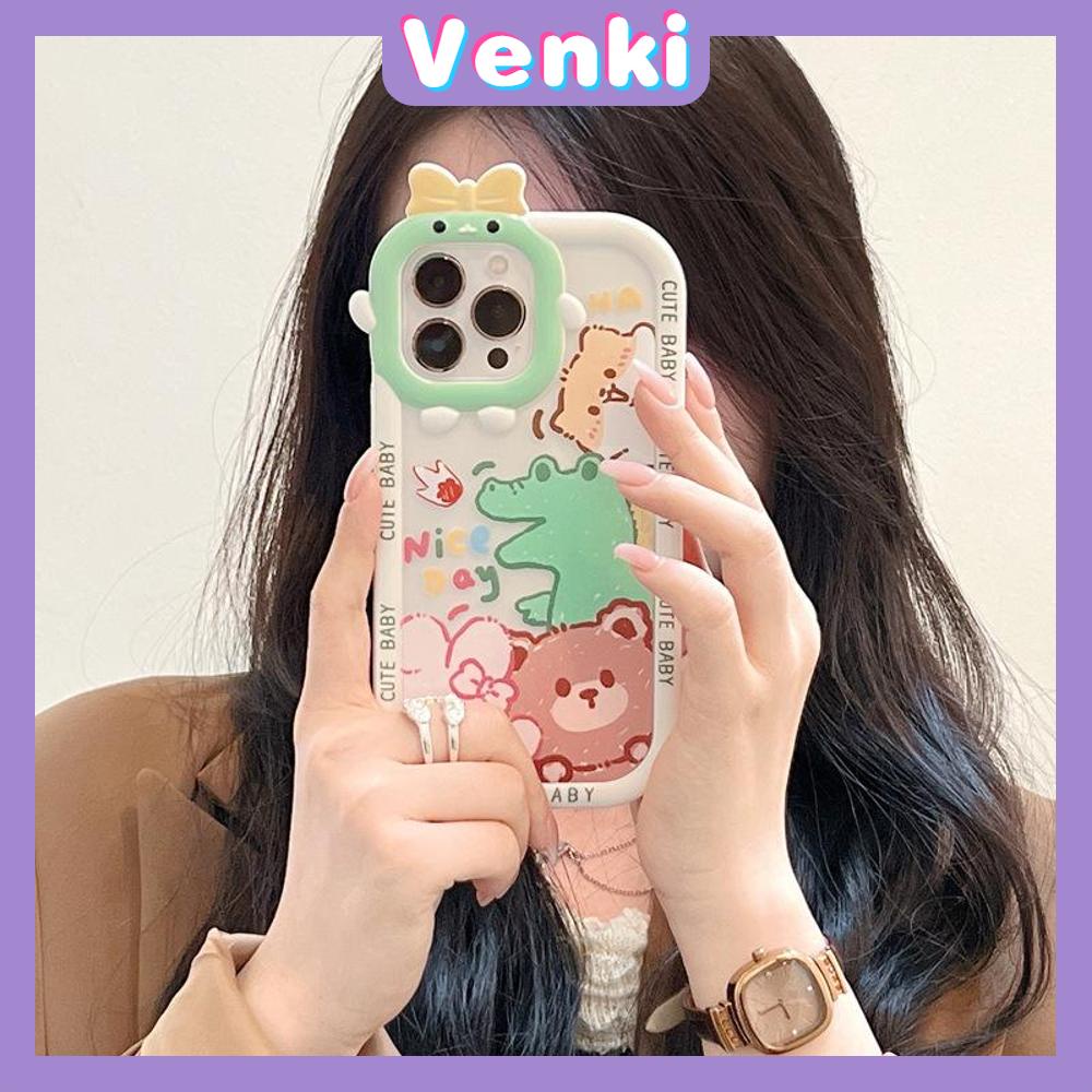 iPhone Case Silicone Soft Case Clear Case Airbag Shockproof Protection Camera Shiny Dinosaur Cartoon Cute Compatible For iPhone 11 Pro Max 13 Pro Max 12 Pro Max 7Plus xr XS Max