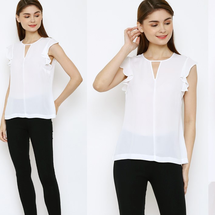 Ronson Fluttersleeve White