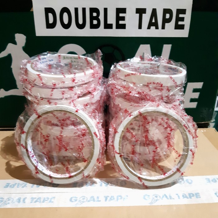 

DOUBLE TAPE KERTAS MURAH 1/2" (12MM X 8MTR) TOP QUALITY
