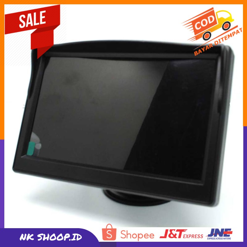 Monitor Rear View Parkir Mobil TFT LCD 5 Inch