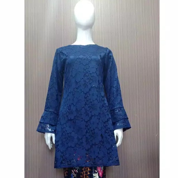 KEBAYA BRONIK KEBAYA KINANTI BRUKAT ROK PRISKET/KEBAYA MODERN/KEBAYA PANJANG RUMAH KEBAYA BANDUNG RUMAH SONGKET BANDUNG-ATASAN SAJA NAVY