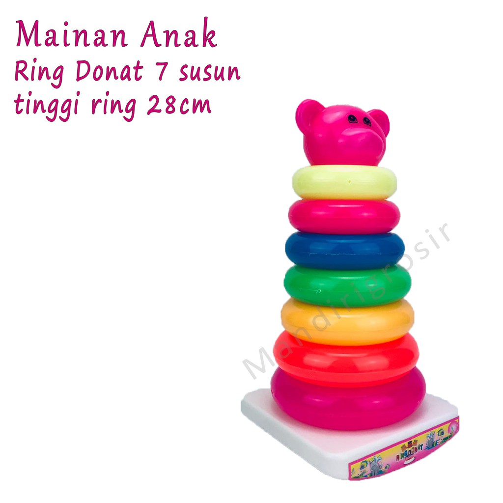 ring donat  7 susun *Mainan Anak * RD-100