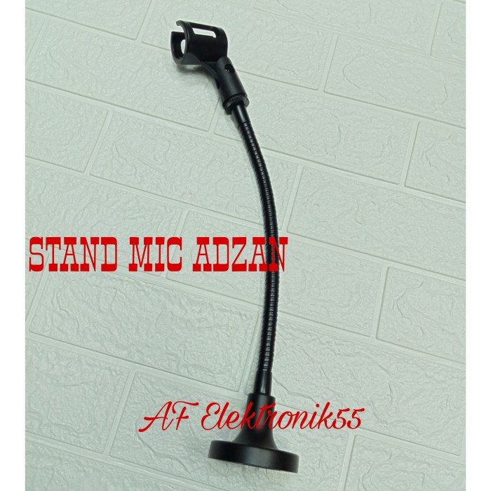 Stand Mic Shalat Adzan Masjid standing microphone tempel dinding
