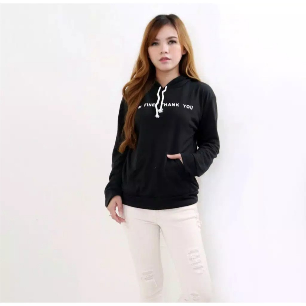 Sweater Wanita Ex.Im Fine Hoodie Wanita Keren Sweater Cewek Distro Murah Kekinian Jaket Keren-5