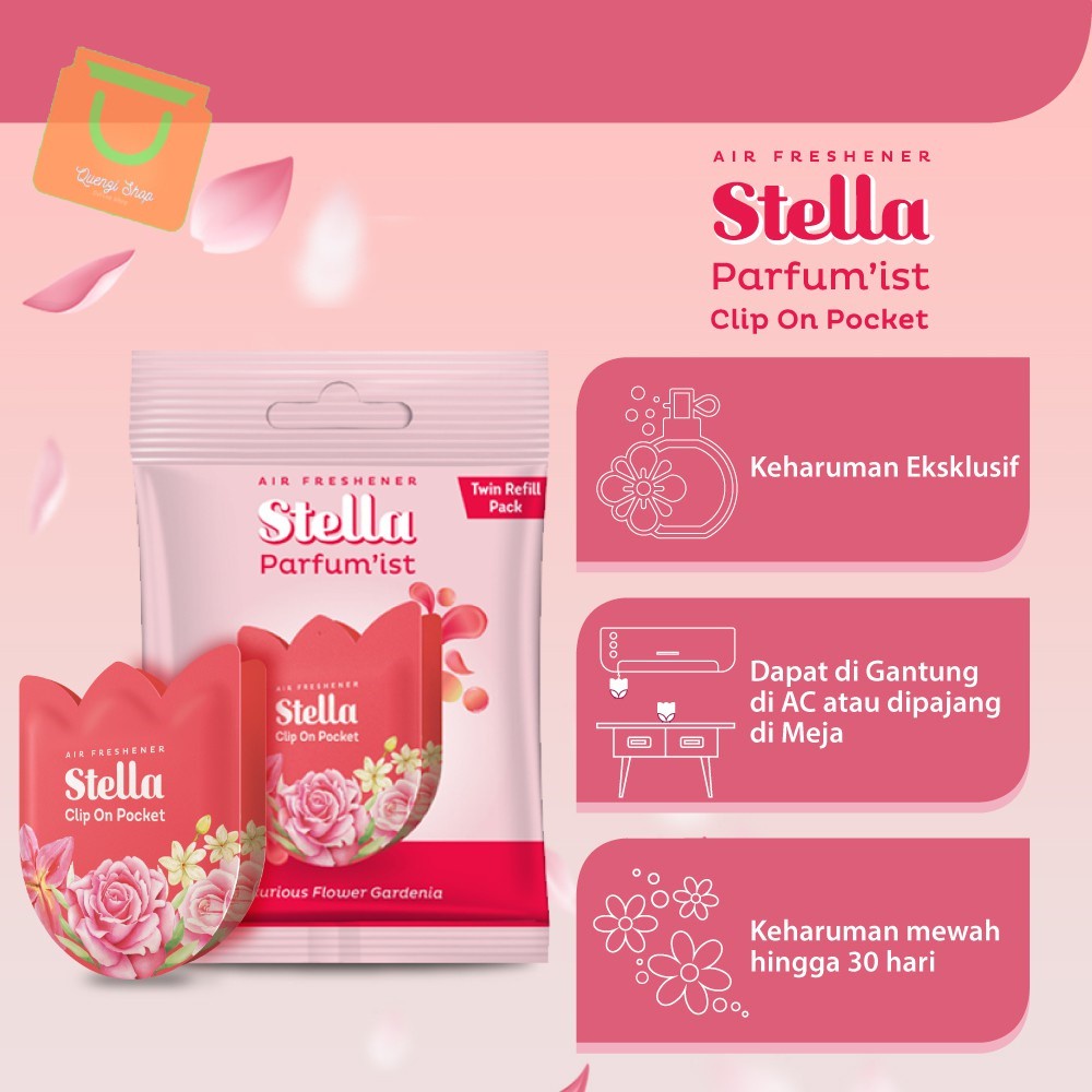 STELLA PARFUM'IST CLIP ON POCKET - PENGHARUM RUANGAN