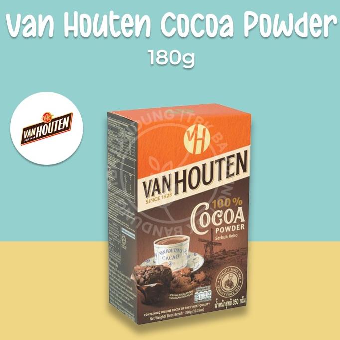 

VAN HOUTEN COCOA POWDER 180GR - COKLAT BUBUK BERMUTU Kode 1412