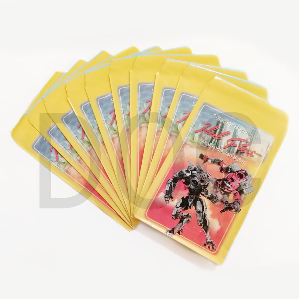 Amplop Lebaran Kecil 1 Pack Isi 10pcs Karakter Lucu