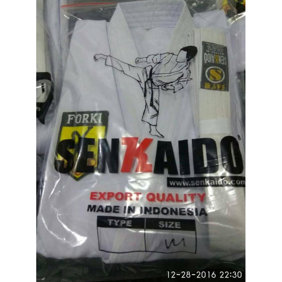 Promo Seragam Baju Karate Pemula Senkaido Tegi Uniform Judo Aikido