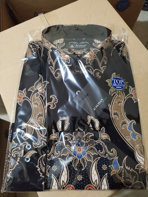 Baju Batik Pria Slimfit & Alisan Slimfit Lengan Panjang Farisa Jaya Batik Premium Quality