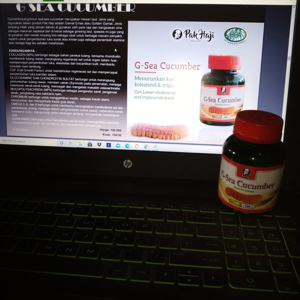 Manfaat Gamat Emas Golden G-Sea Cucumber HPA untuk Masalah Lambung