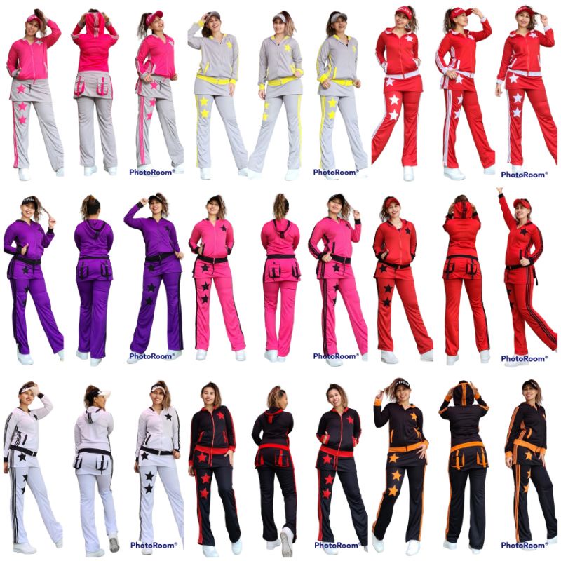 Baju olah raga muslimah / setelan muslimah olah raga wanita / zumba / aerobic / fitness