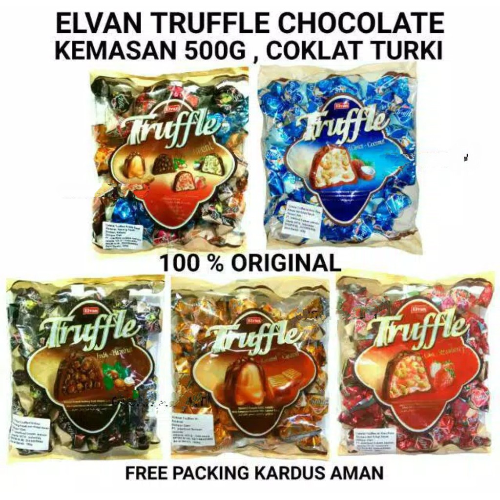 

ELVAN TRUFFLE COKELAT TURKI 400 GR