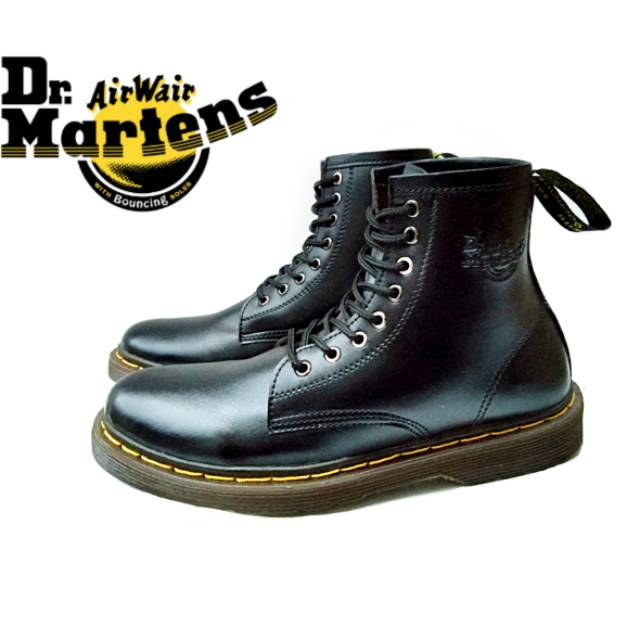 Sepatu Dr martens boots pria dan wanita sepatu  dockmart dokmar  boot 8 hole (lubang) dr marteen size 36-44