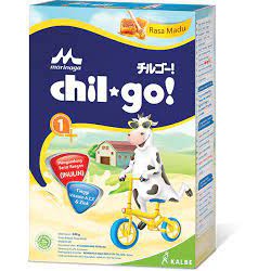 CHIL GO 1+ Vanila/Madu Susu Anak Morinaga Chil-Go 1+usia 1-3tahun 300/700 gr