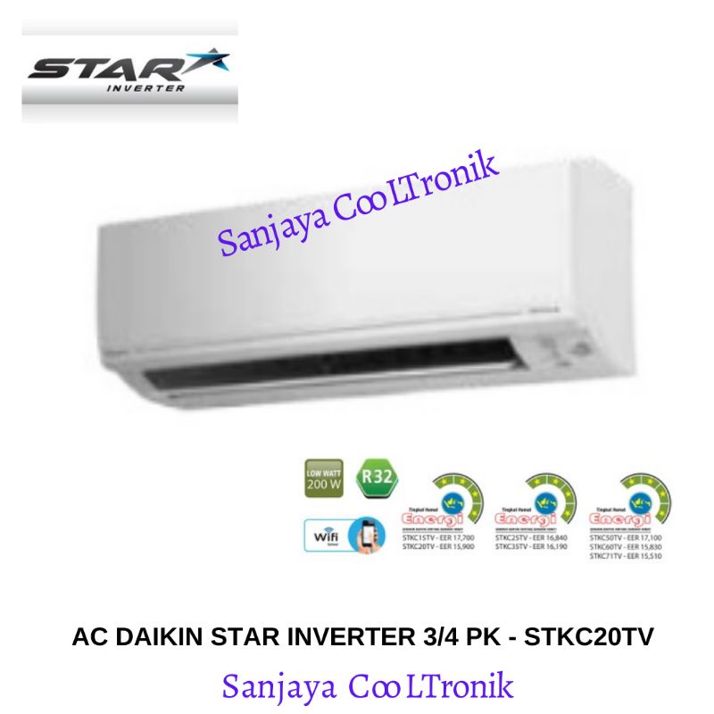 AC INVERTER DAIKIN THAILAND 3/4PK - FTKC20TV
