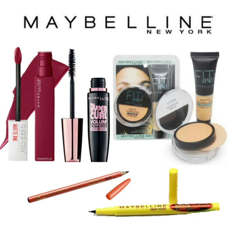 Paket MakeUp Maybelline Lengkap Murah - Paket Kosmetik Murah Lengkap - Paket Kecantikan Hemat - Pake