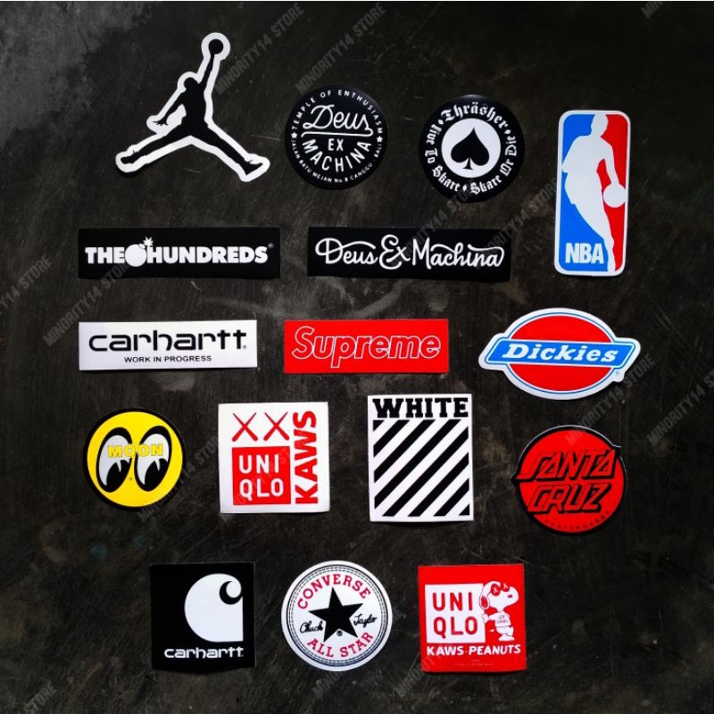 sticker pack band / brand / musik / laptop / koper / hp / helm