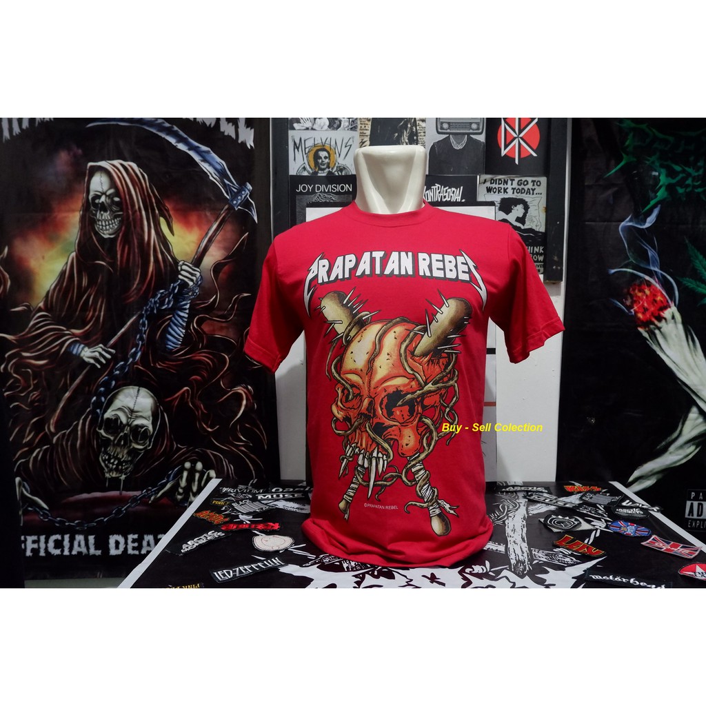 Kaos distro brand lokal PRAPATAN REBEL - Kaos distro 100% original brand lokal