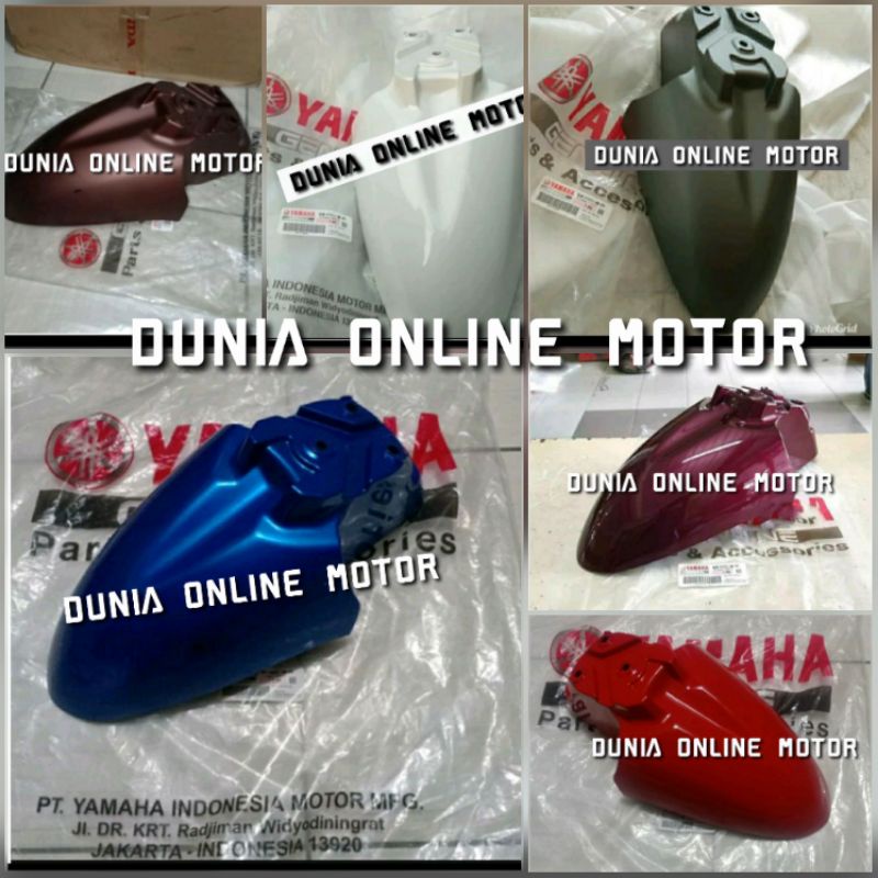 spakbor depan Fino fi 125 coklat ban gede original yamaha