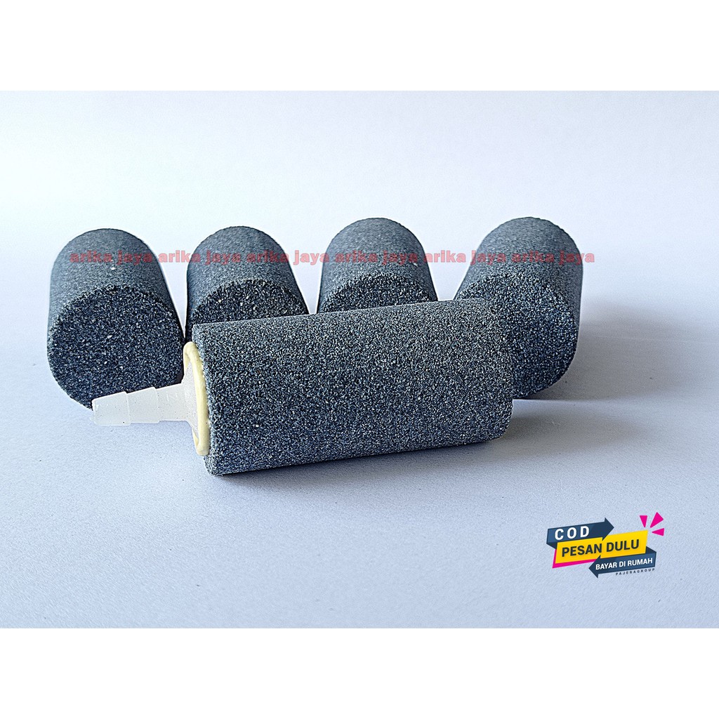 Airstone batu aerator gelembung panjang 7cm panjang batu 5,5cm diameter 2,5cm murah