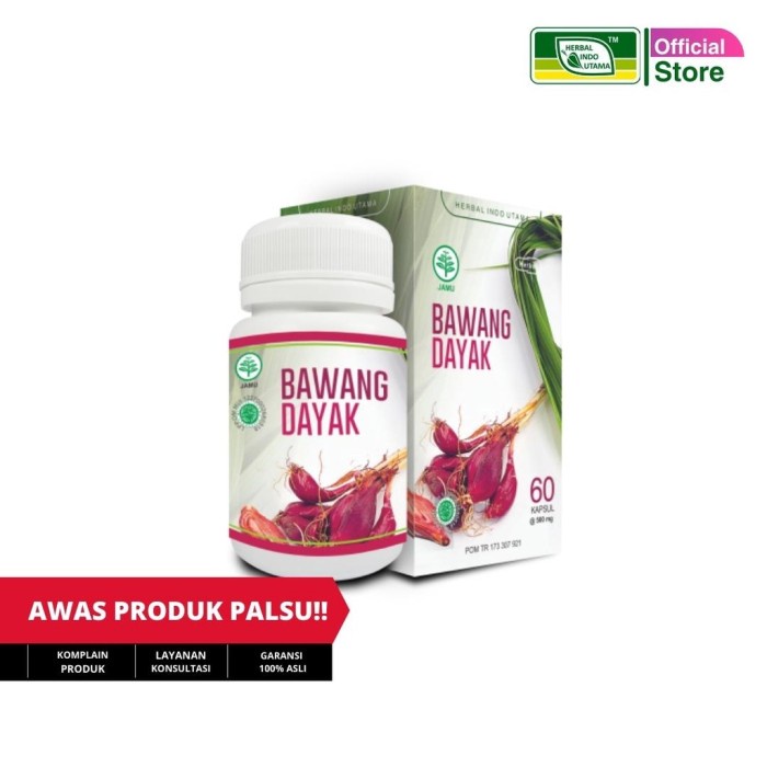 Produk Bawang Dayak 60 Kapsul - Herbal Kanker Ori 100%