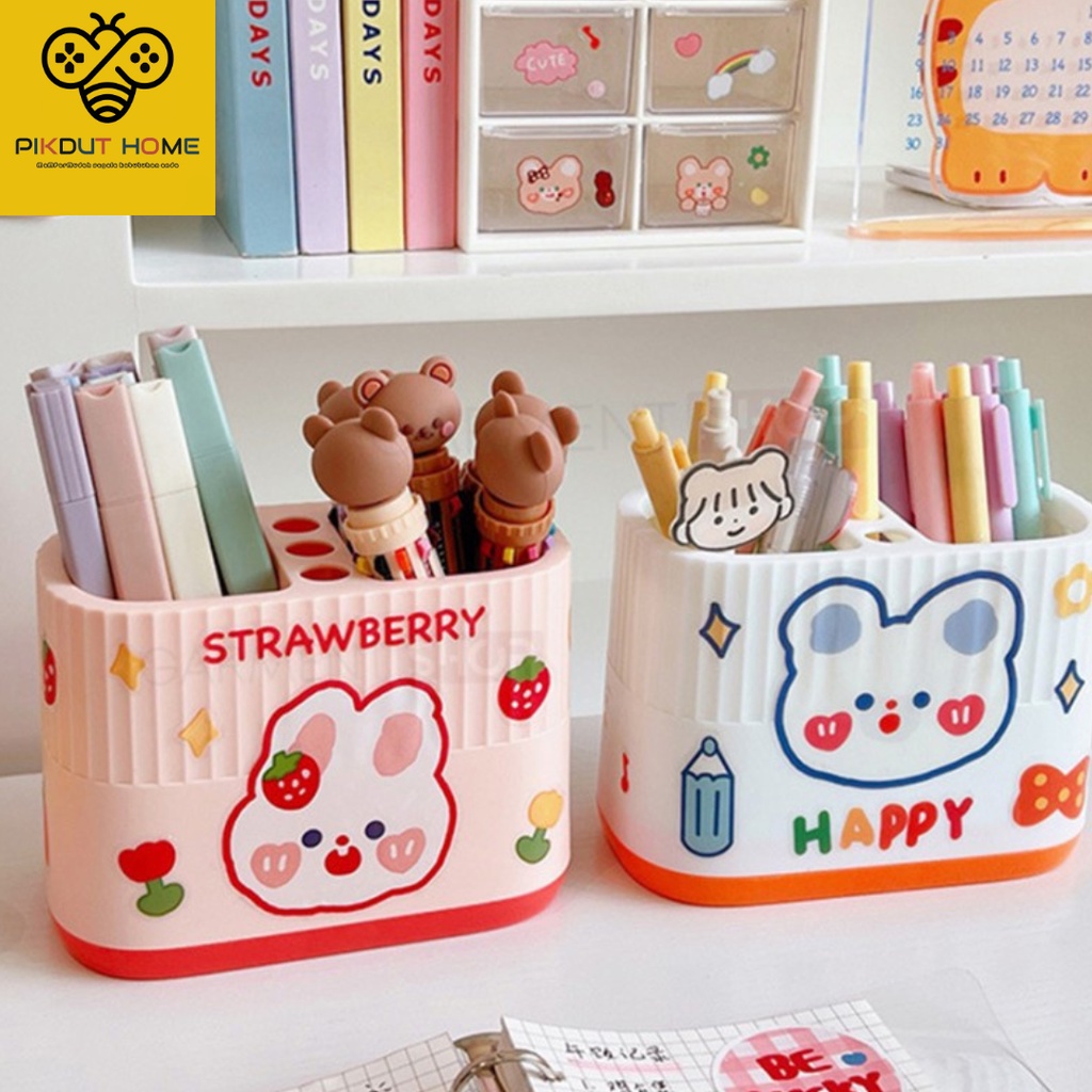 

Tempat Kotak Pensil Dan Bulpen Meja Kotak Pensil Plastik Kotak Pensil Stiker Lucu Imut kotak Pensil Anak-anak