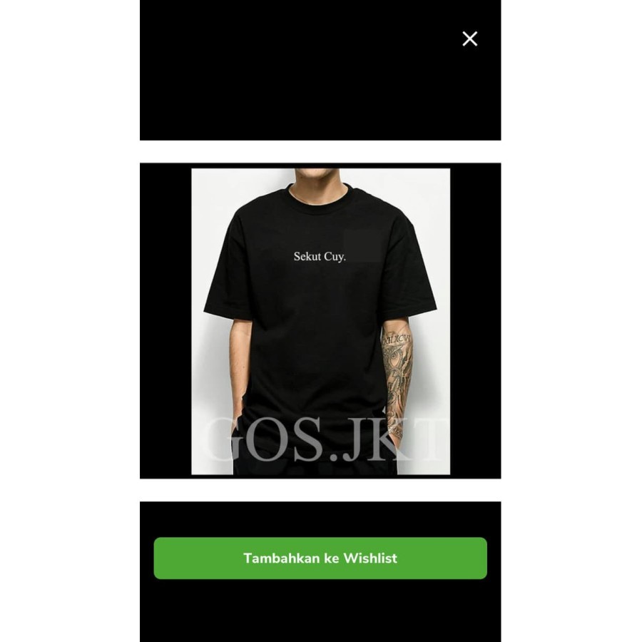 KAOS BAJU PRIA WANITA SEKUT CUY GOFAR HILMAN / COMBED 30S / DISTRO / COD