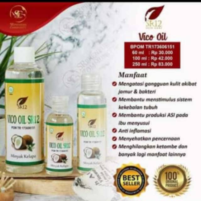 

VCO SR12/Minyak kelapa murni