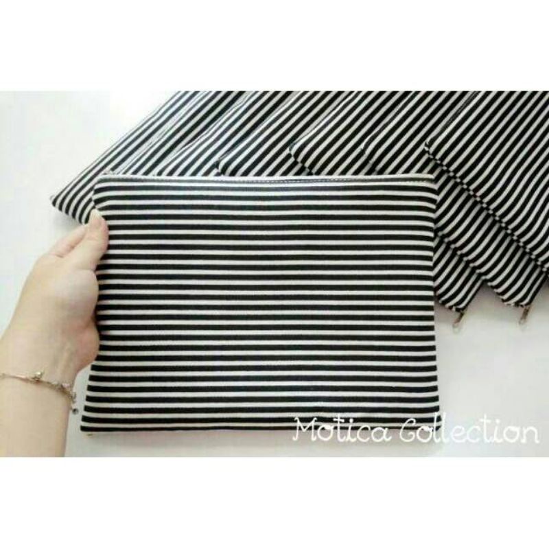 Pouch Dompet Kanvas Besar 35x25