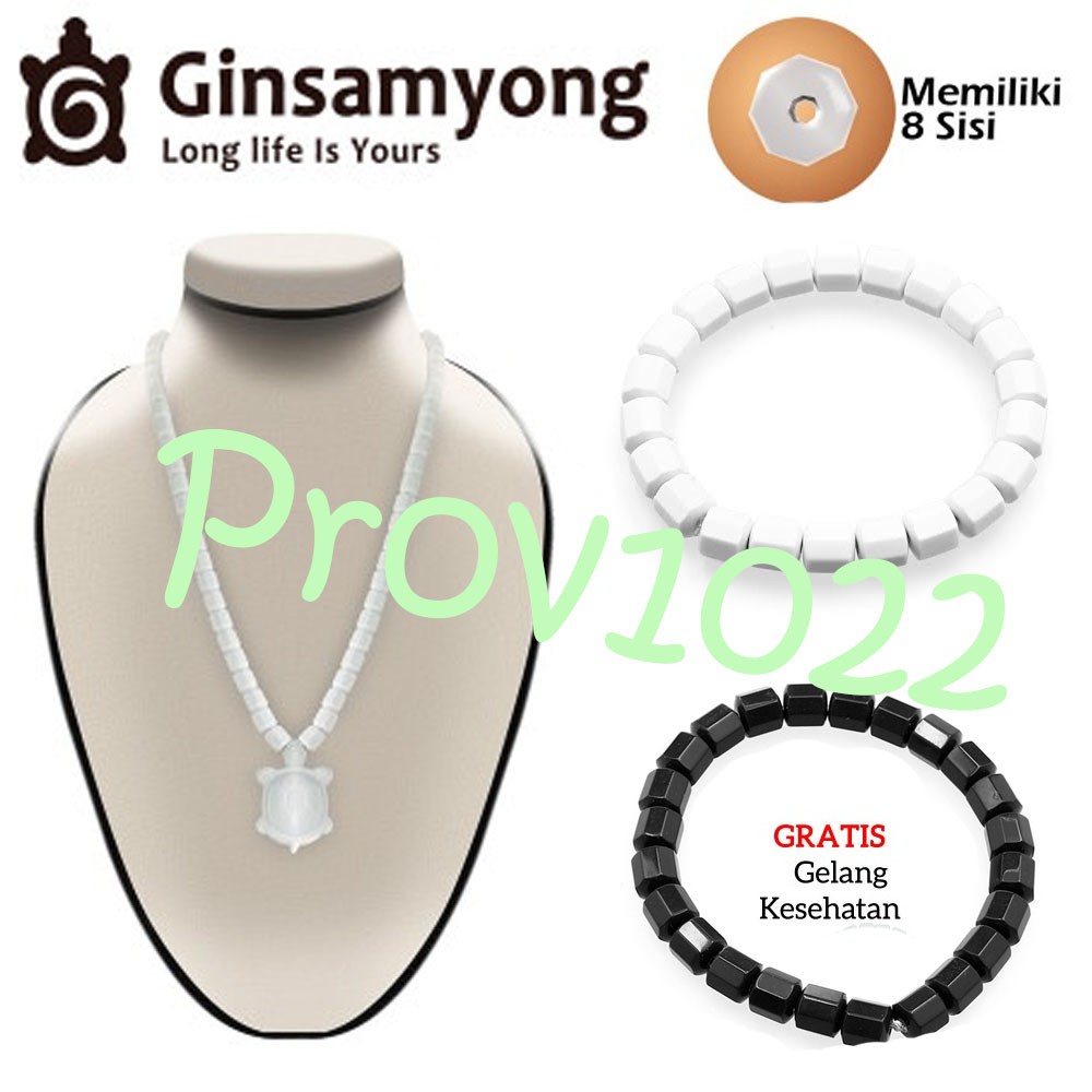 Ginsamyong White - Kalung & Gelang Kesehatan