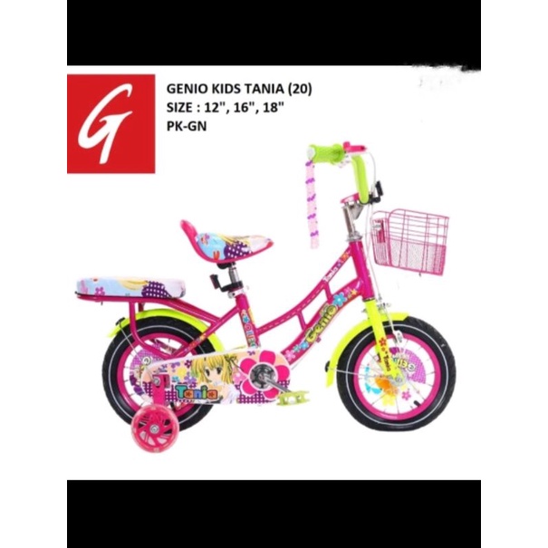 Sepeda Anak Perempuan / MiniBike Genio 12&18 Tania
