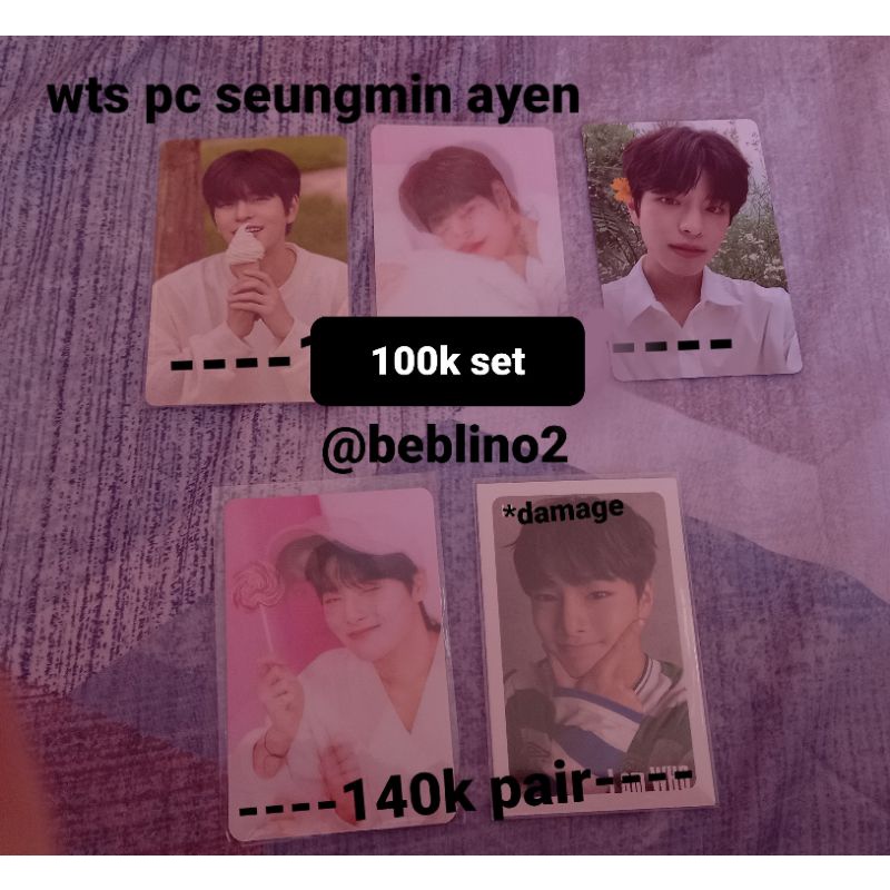 pc stray kids nacific r1 r4 seungmin i.n