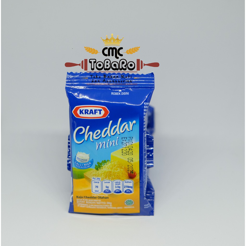 

Keju Kraft Mini Cheddar Sachet 30 Gram