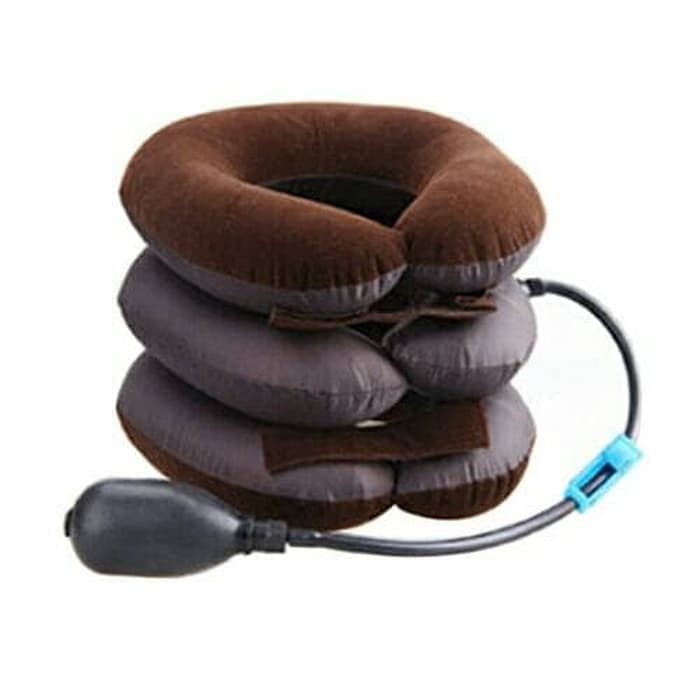 Penegak Leher Air cervical traction neck Bantal leher terapi 3 tingkat