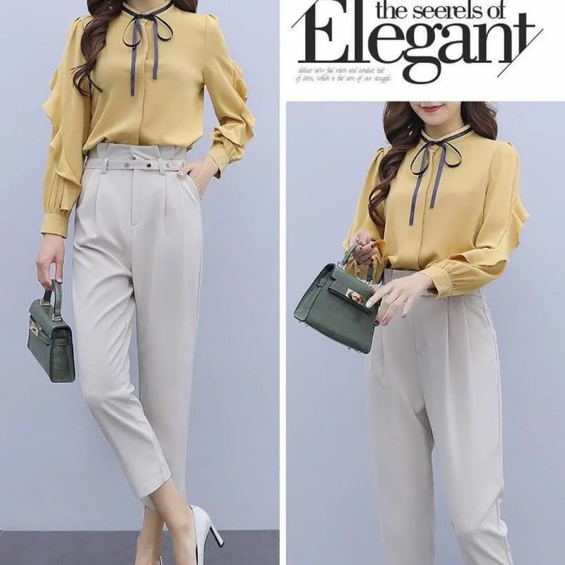 Baju setelan Wanita Nomi set 2in1