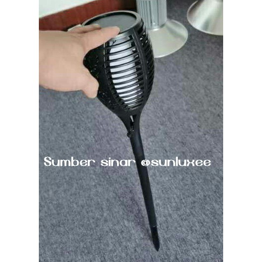 lampu obor tenaga matahari solar cell