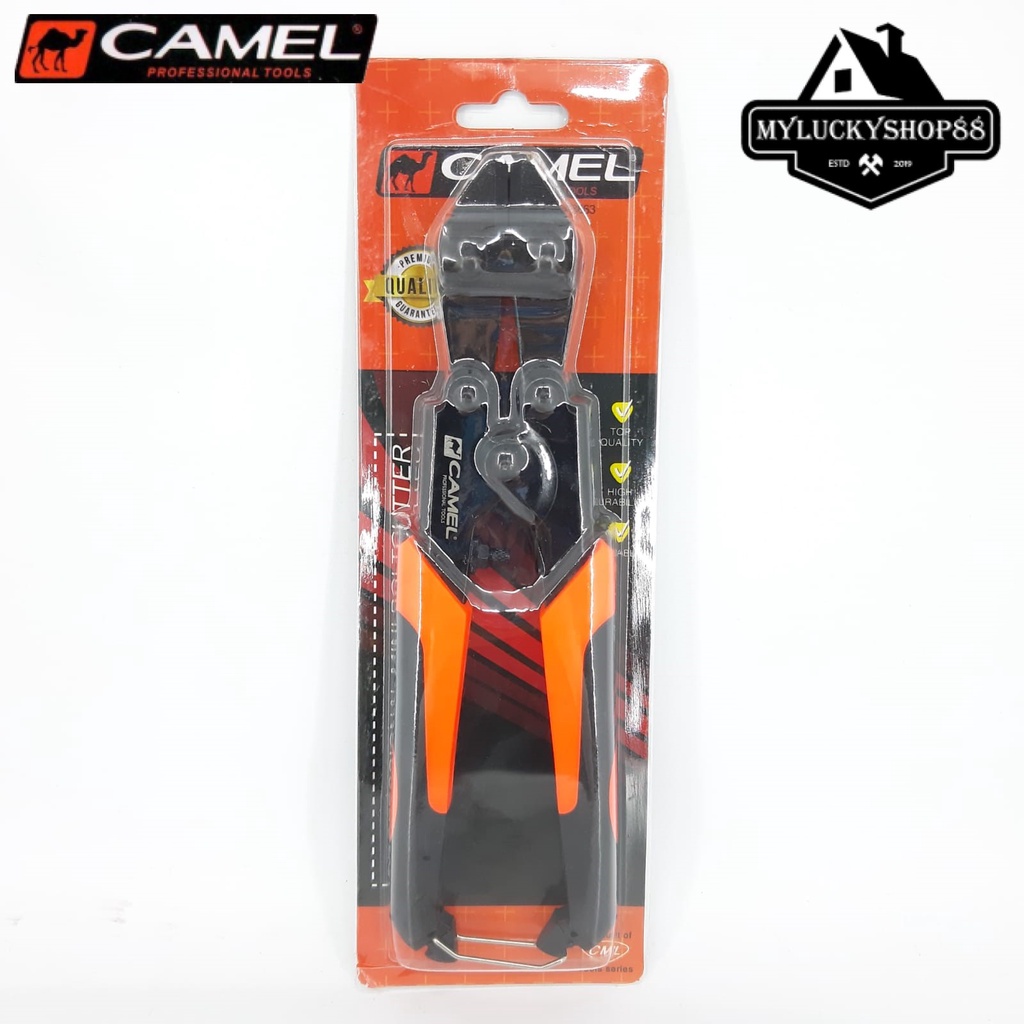 Gunting Potong Kawat Besi Baja Rantai Camel Bolt Cutter Mini 9 Inch