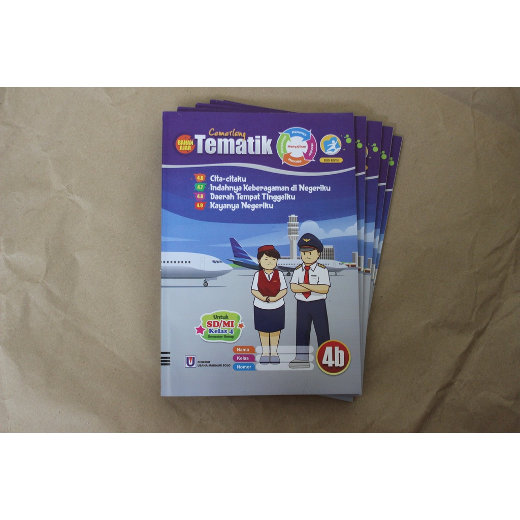 BUKU LKS Tematik CEMERLANG SD/MI kelas 4 Semester Genap